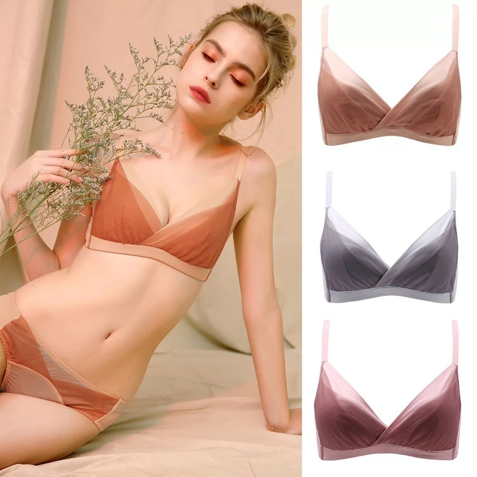 Gathering-adjustable bra without steel ring