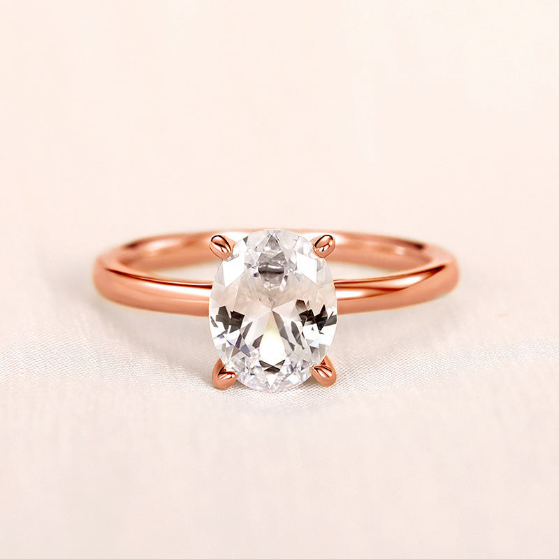 Oval Masonry Ring For Women