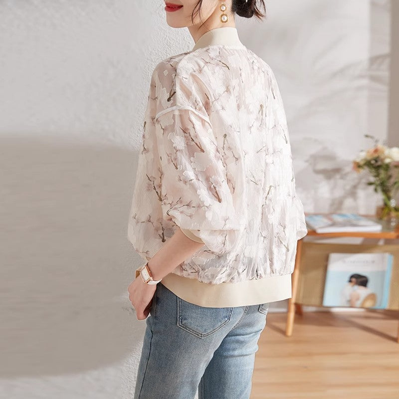 Small-sized Women's Large Size Thin Jacket
