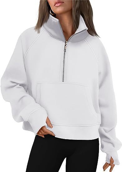 Loose Lapel Fleece-lined Sweater Women