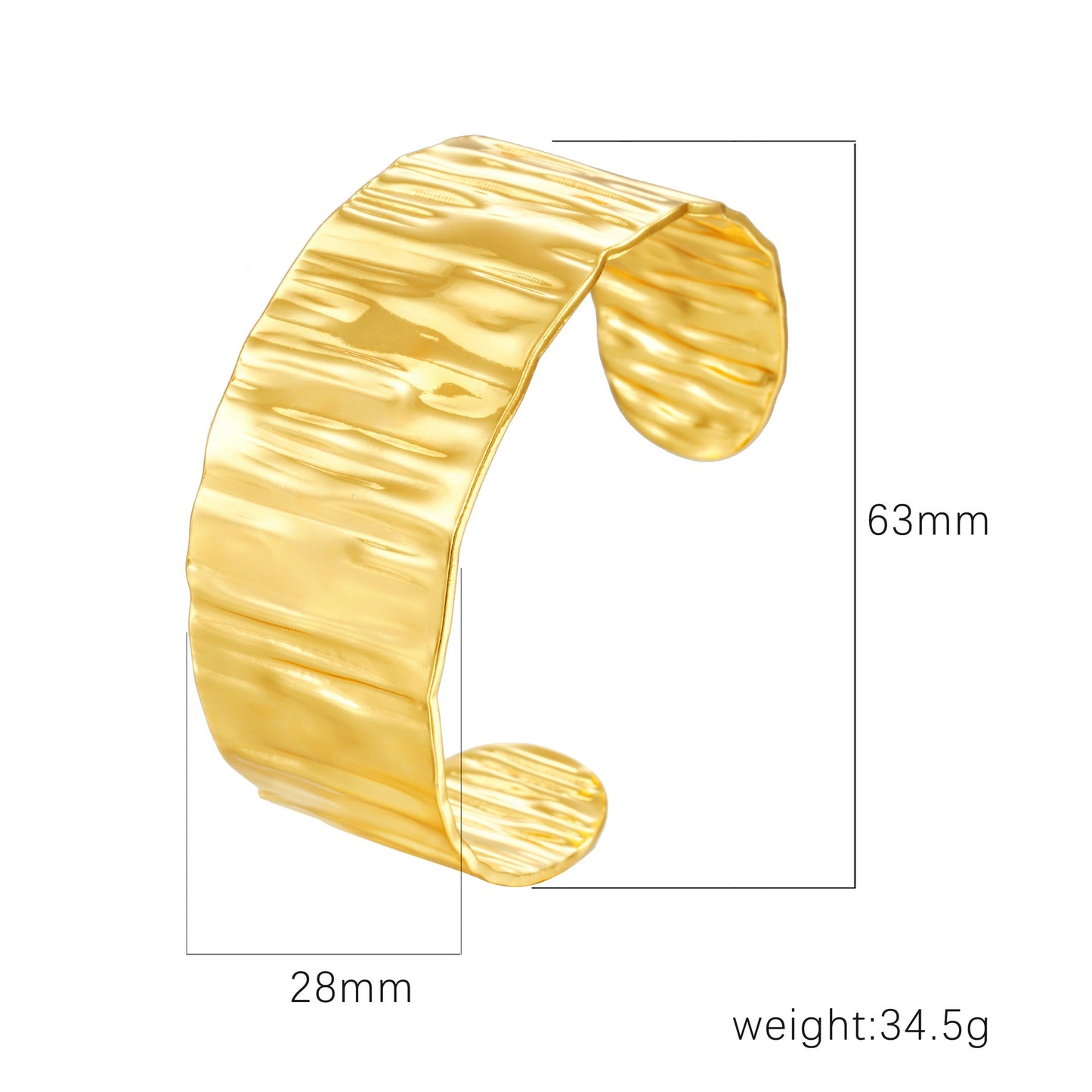 Stainless Steel Open-ended Bracelet Women's High Sense