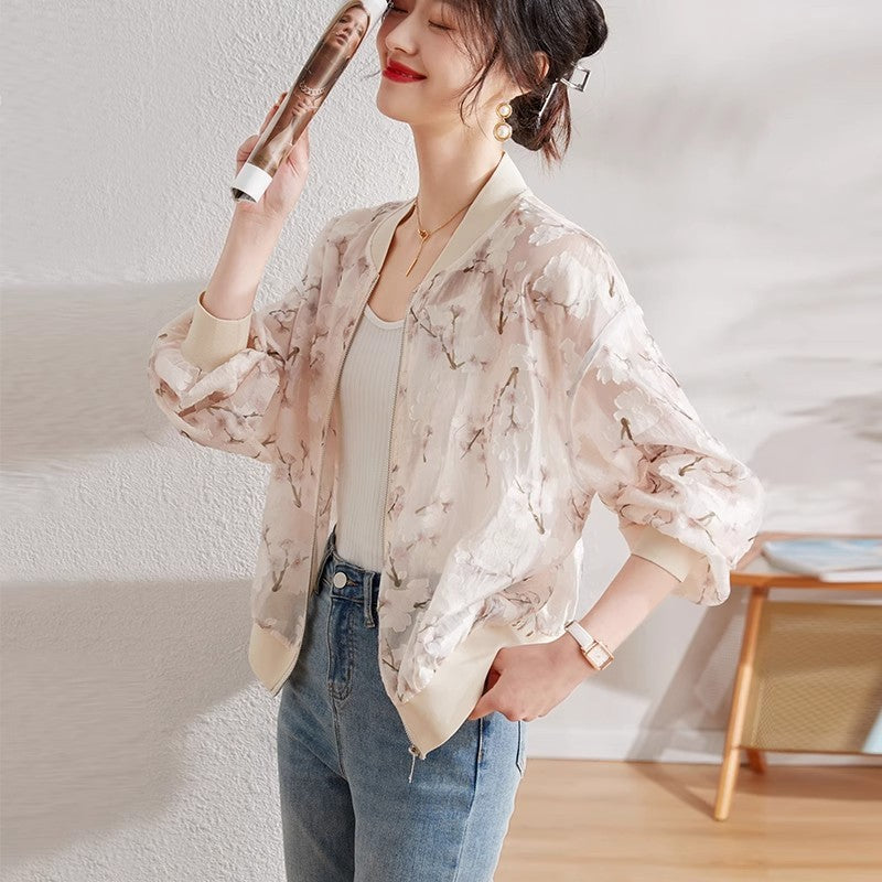 Small-sized Women's Large Size Thin Jacket