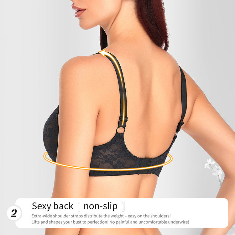 French Gather Large Bra Girl