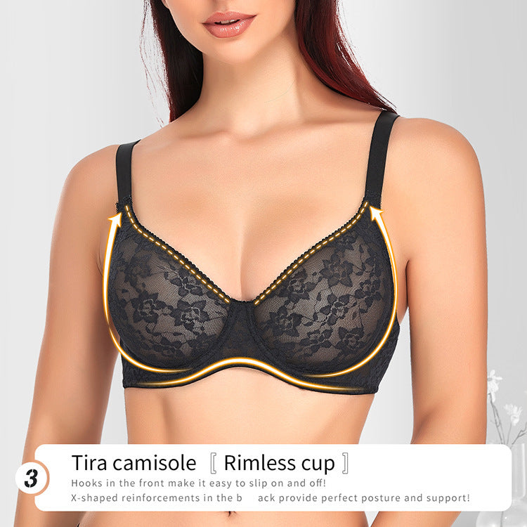 French Gather Large Bra Girl