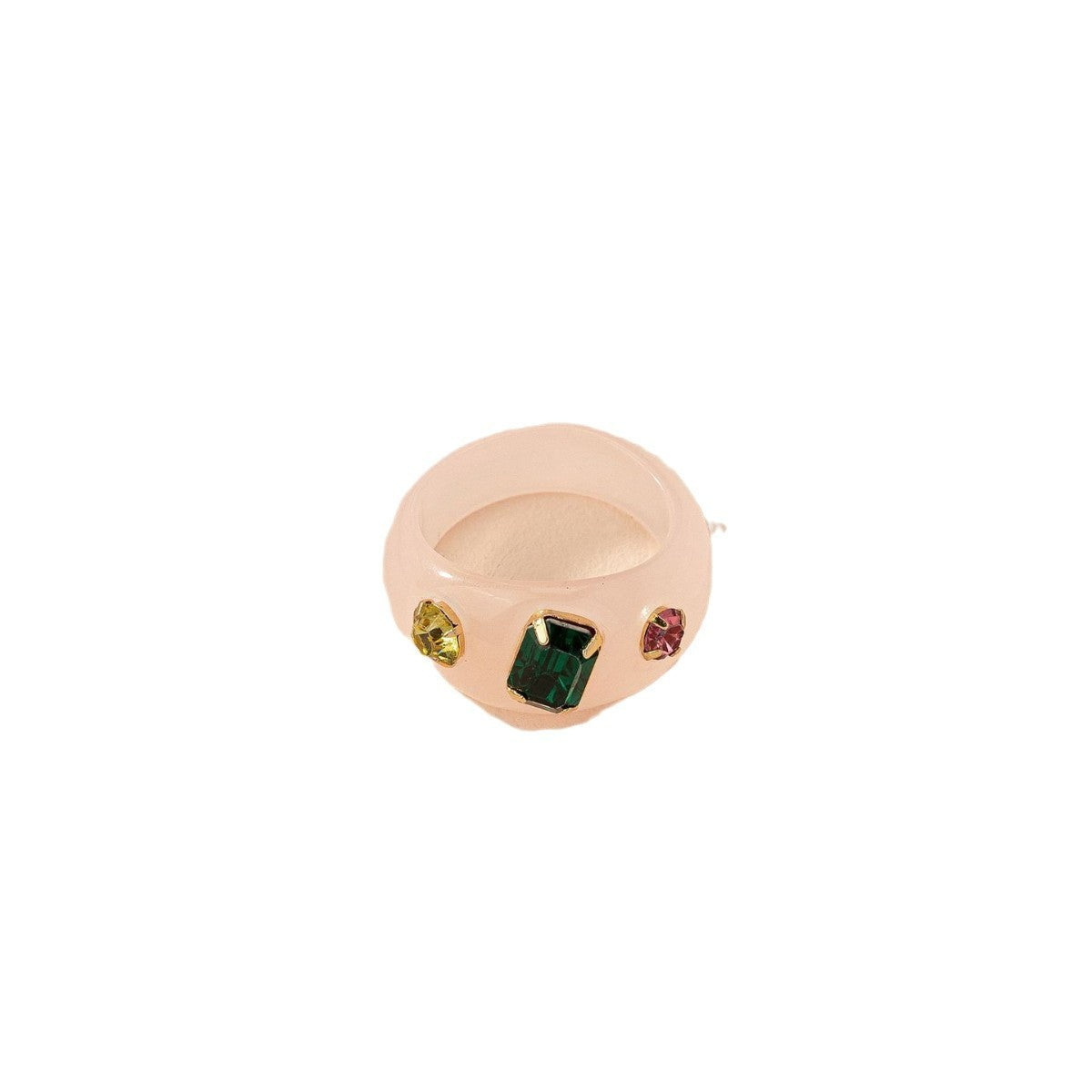Transparent Exquisite Ring For Women Retro Minority Ornament