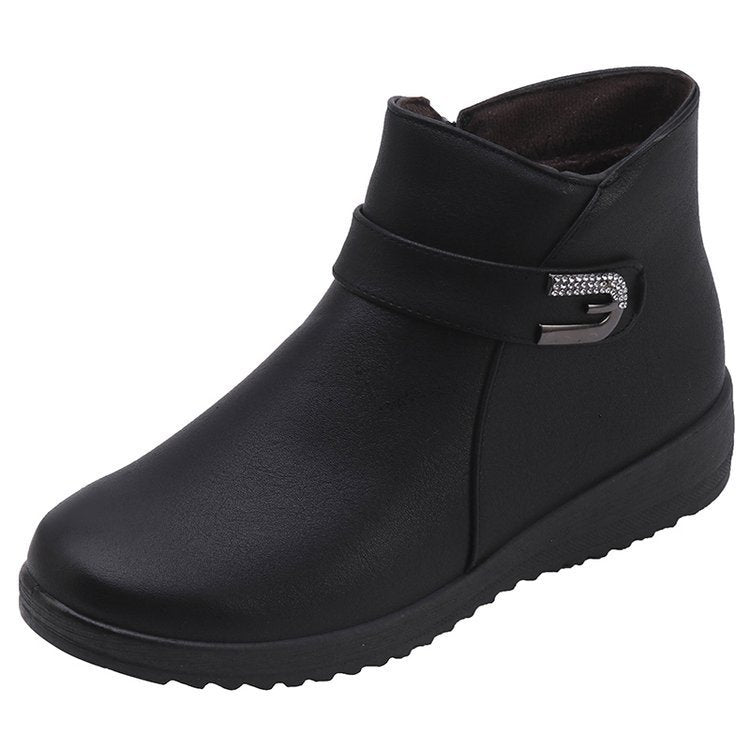 Winter Mother Shoes Cotton Middle-aged And Elderly Plus Velvet