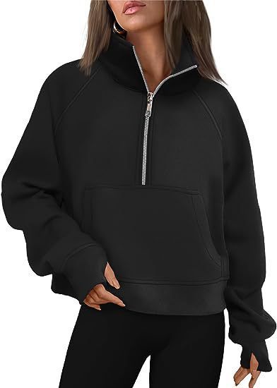 Loose Lapel Fleece-lined Sweater Women