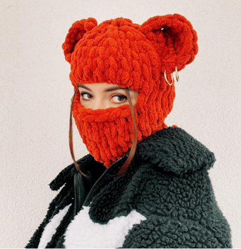 New Bear Ears Knitted Hat