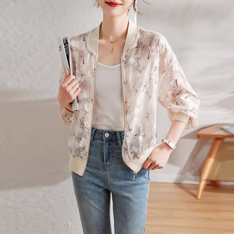 Small-sized Women's Large Size Thin Jacket