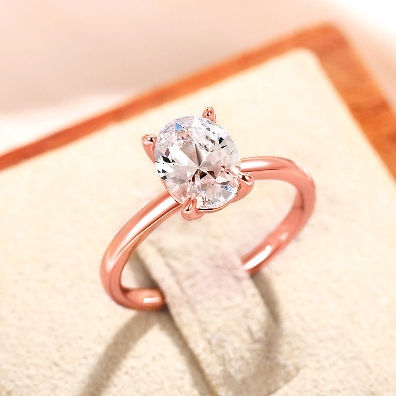 Oval Masonry Ring For Women