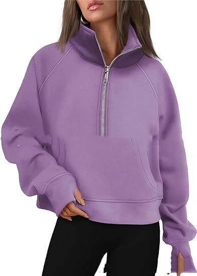 Loose Lapel Fleece-lined Sweater Women