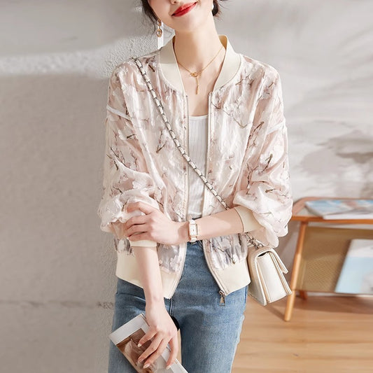Small-sized Women's Large Size Thin Jacket