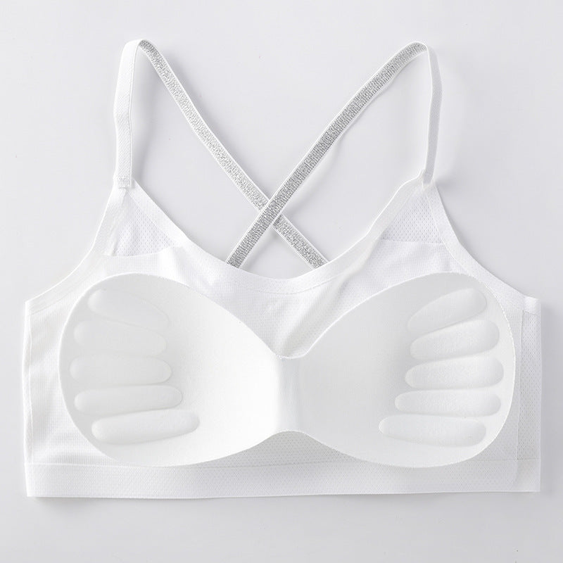 Breathable bra without steel ring