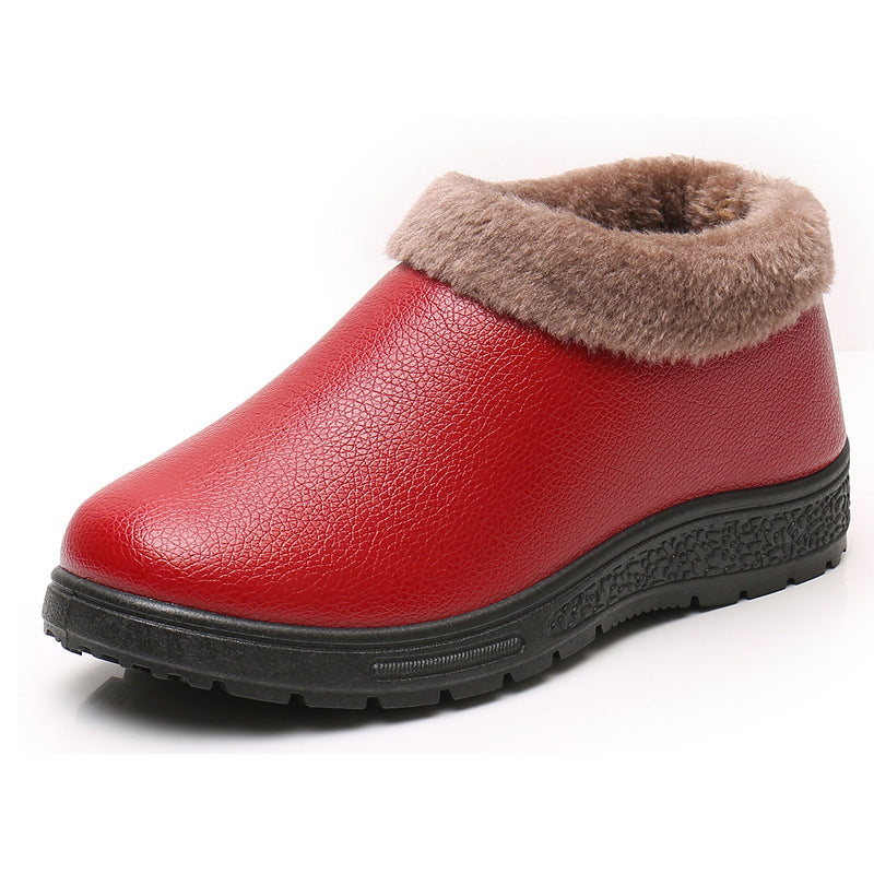Winter Lady Old  Cloth Shoes Non Slip