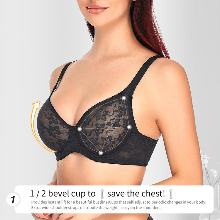 French Gather Large Bra Girl