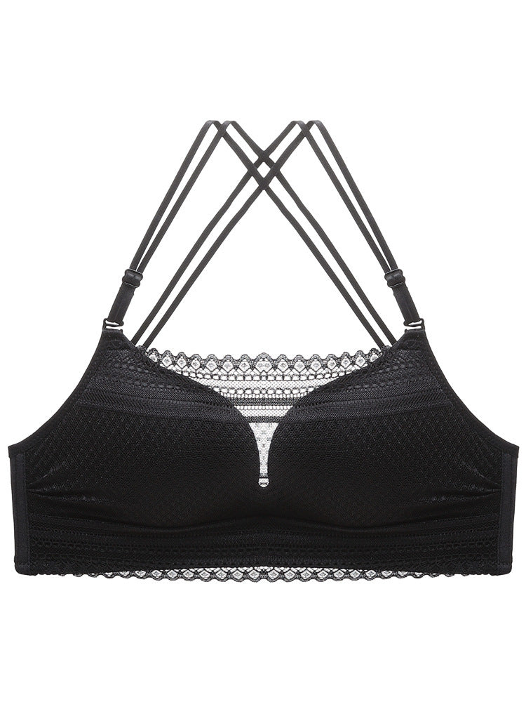 Anti-glare bra without steel ring