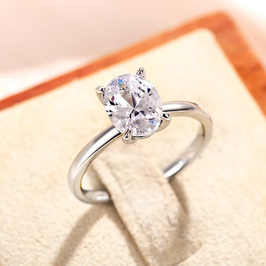 Oval Masonry Ring For Women